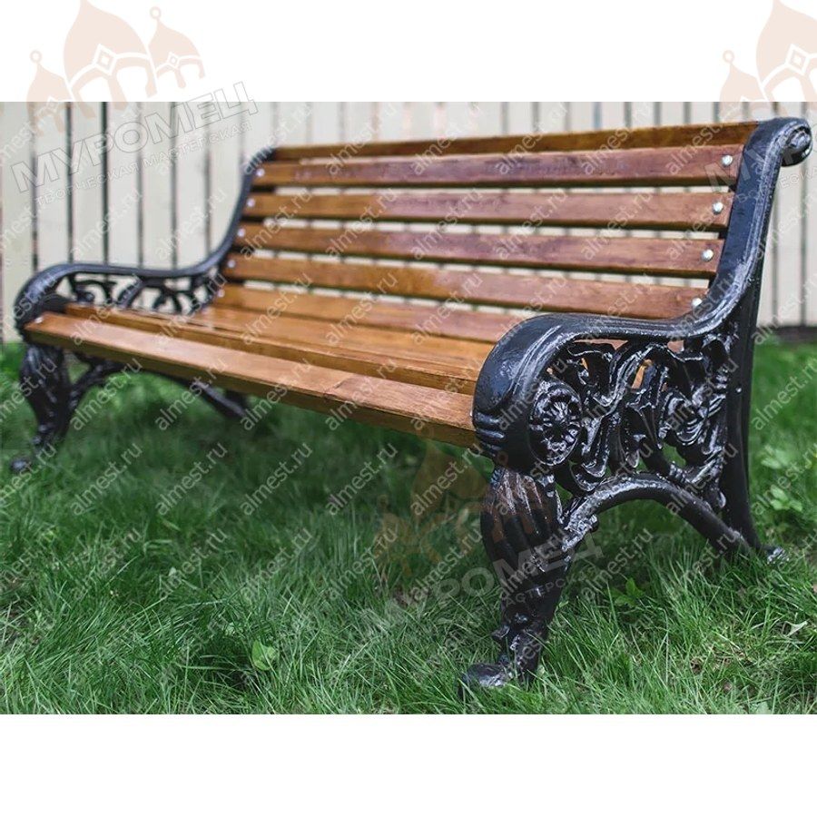 Лавочки — Скамейка чугунная OB-1001-2500
