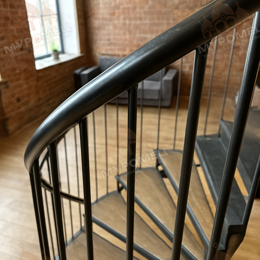 Перила для винтовой лестницы